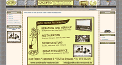 Desktop Screenshot of antikradio-restored.de