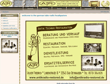 Tablet Screenshot of antikradio-restored.de